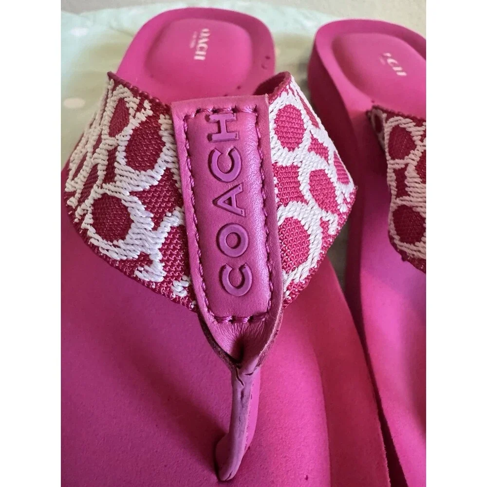 Coach pink logo